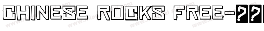 Chinese Rocks Free字体转换